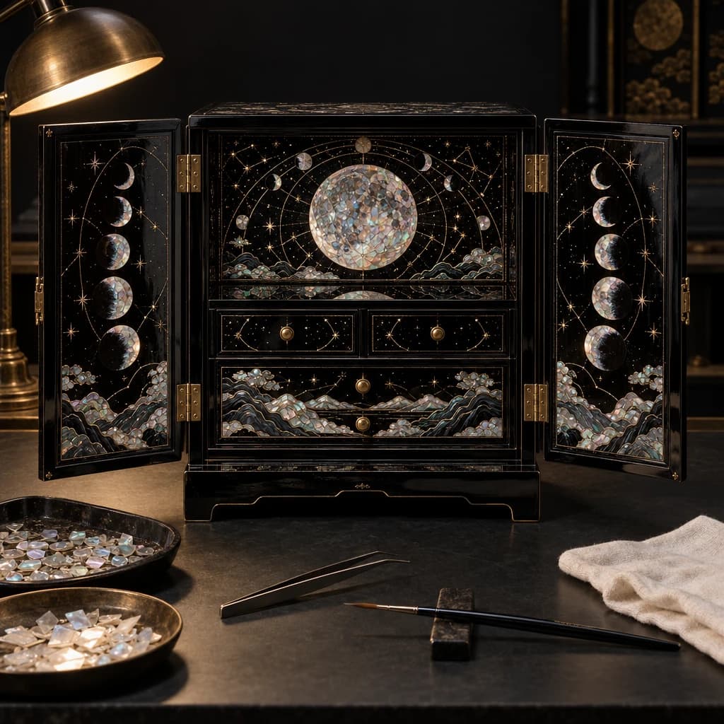 Precise Lunar Lacquer Edit · Before