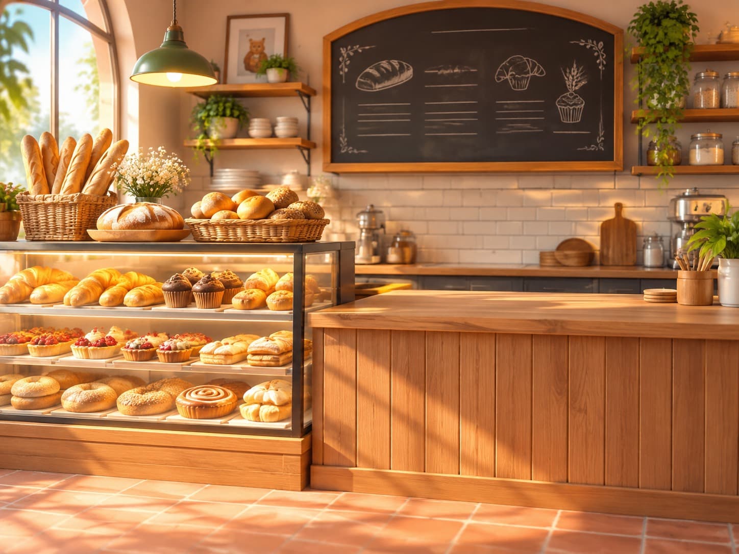 Bakery counter · mascot · Source