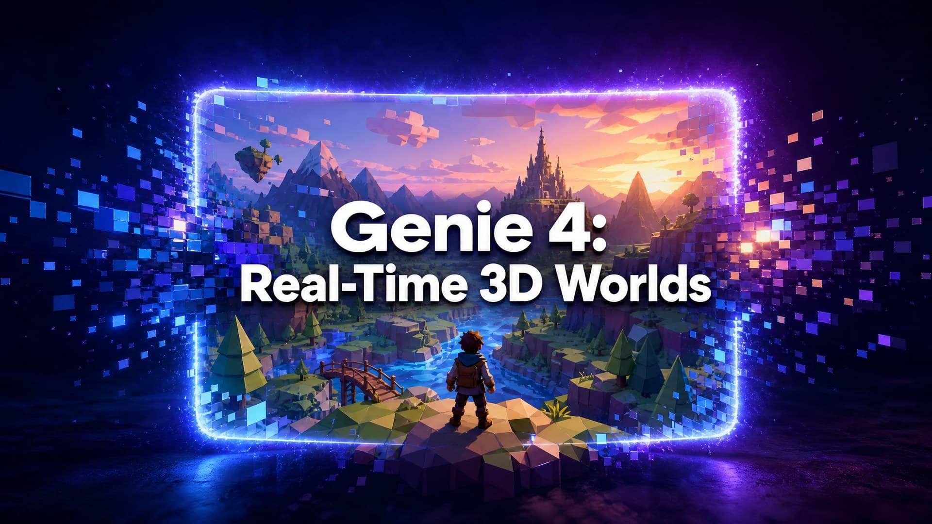 Genie 4 发布:实时可玩的 3D 世界,但暂时还用不上
