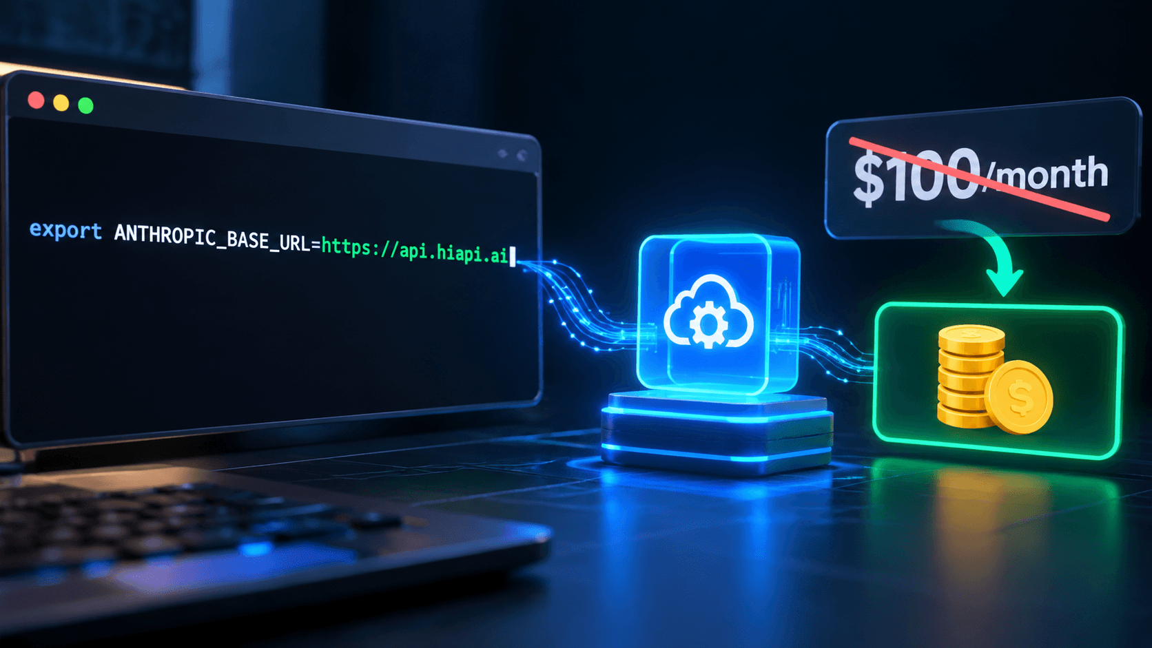 Use HiAPI with Claude Code: Skip the $100/Month Subscription