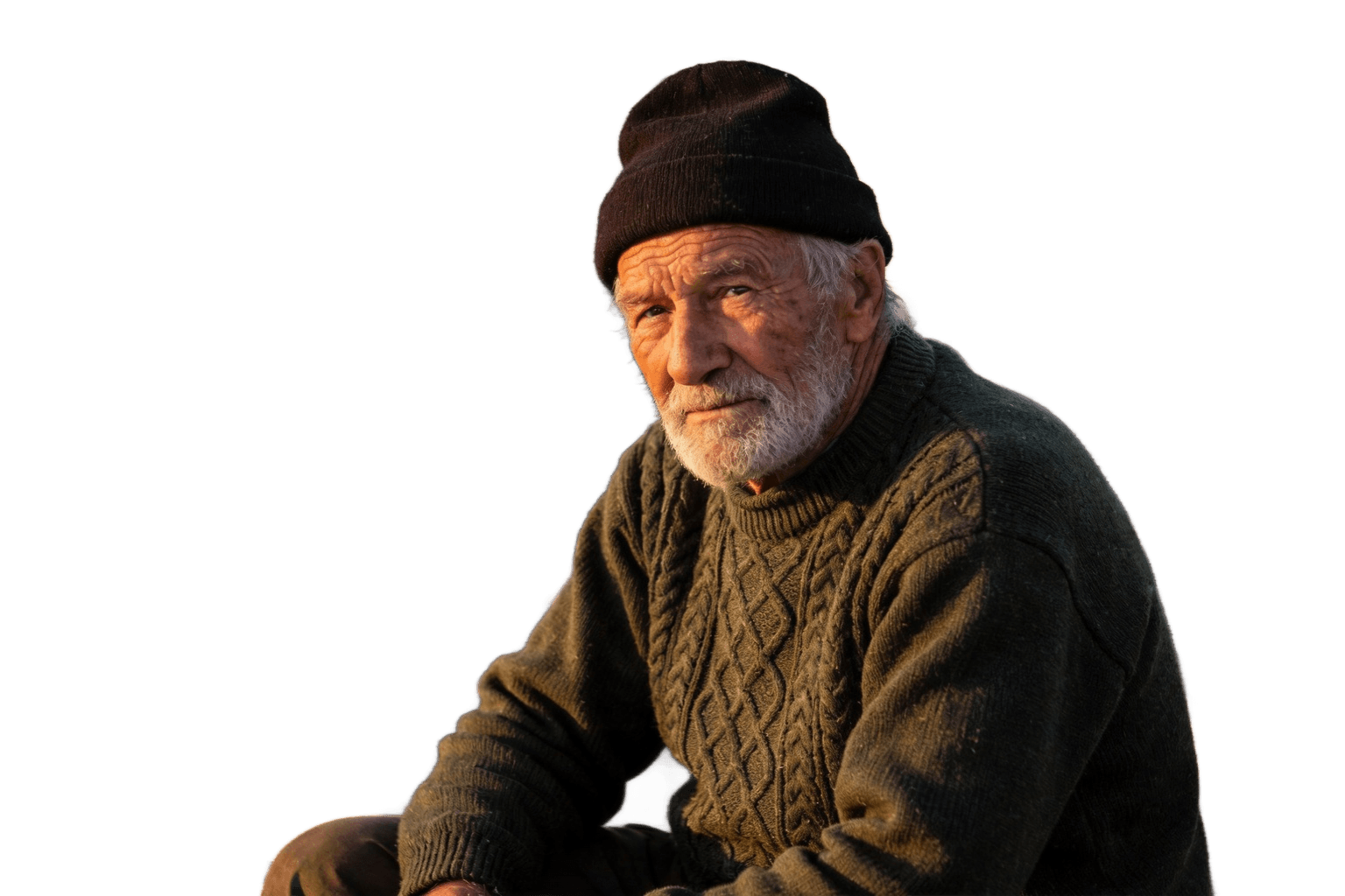 Separate a portrait from its setting · Transparent PNG